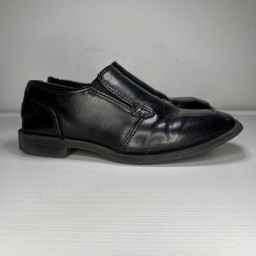 Sonoma Youth Boy's Christopher Slip On Comfort Dress Shoes Black Size 1